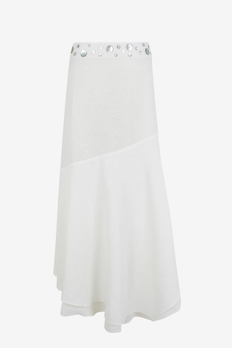 M O C_White Nacpan Skirt