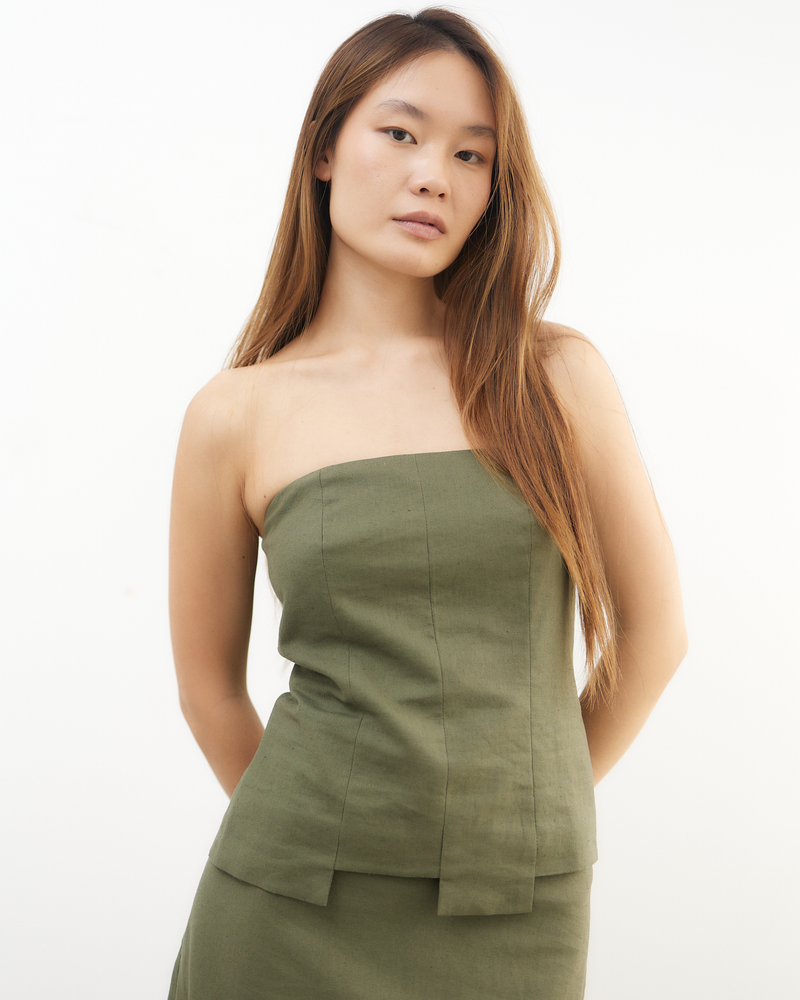 M O C_GREEN AMAPOLA TOP