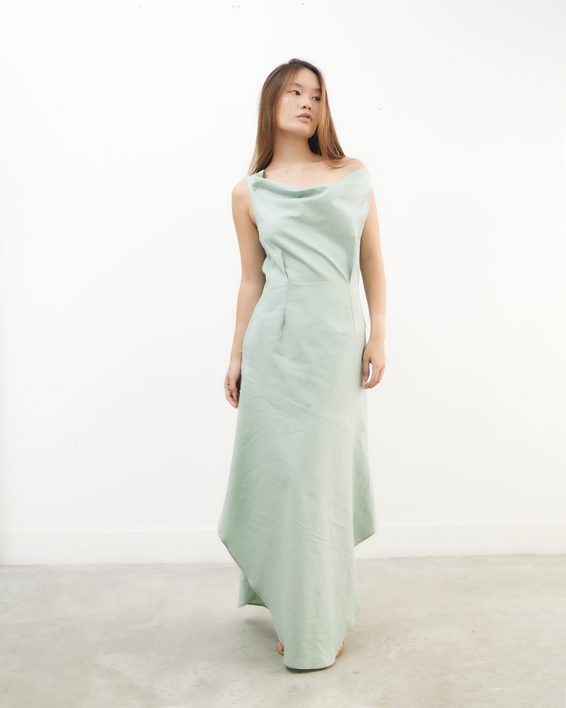 M O C_TURQUOISE MIMOSA DRESS