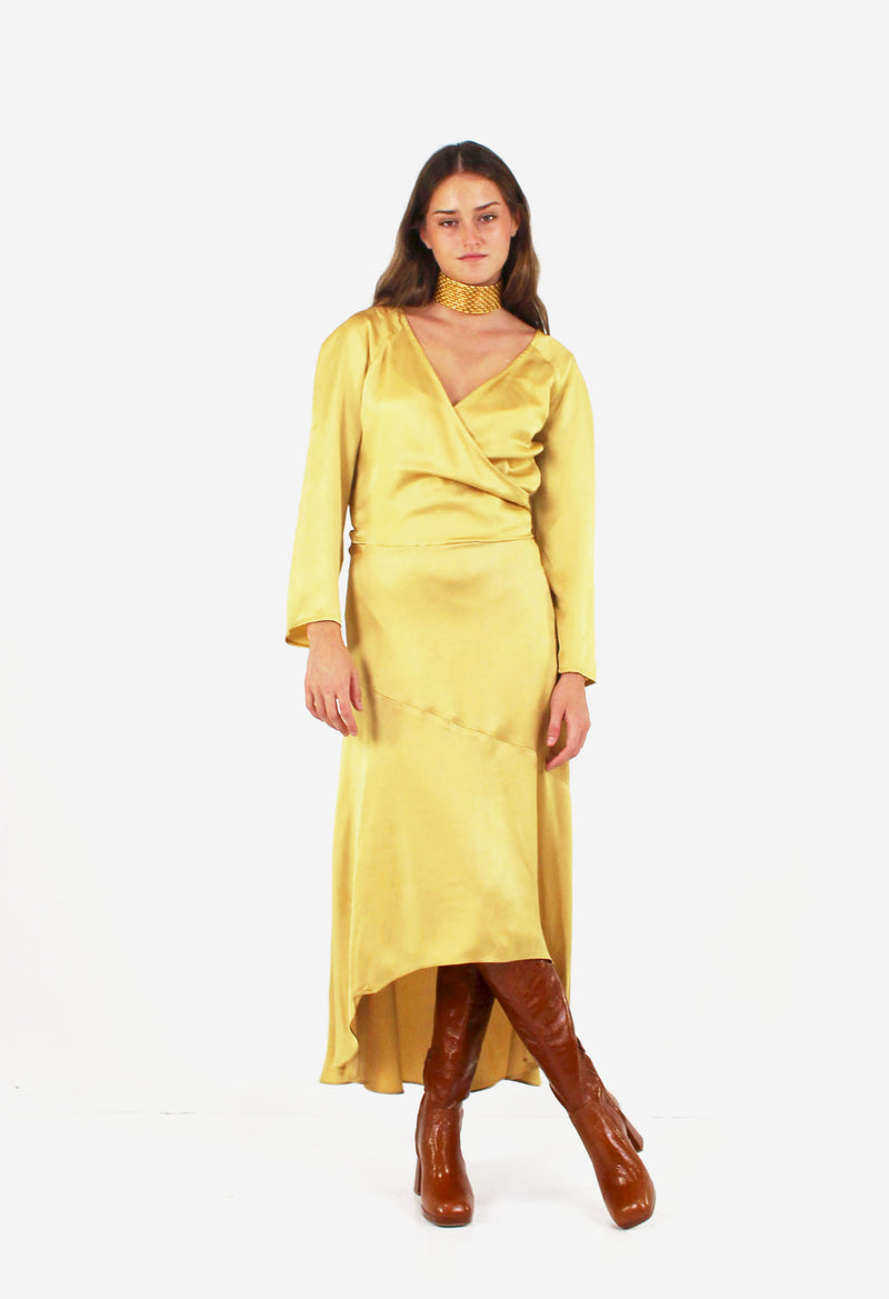 M O C_Vestido Iris Dorado