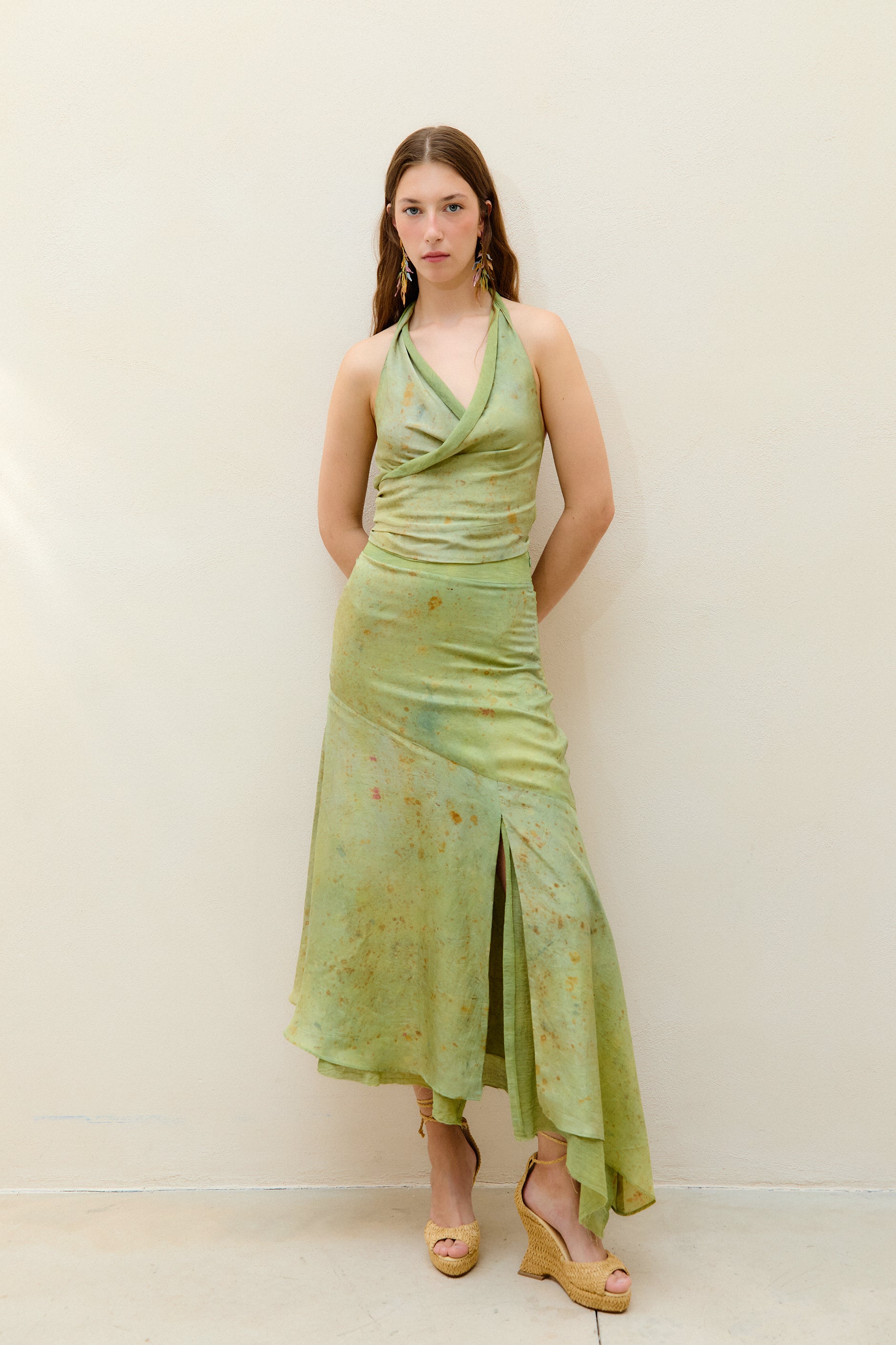 M O C_Green Buganvilla Skirt_2