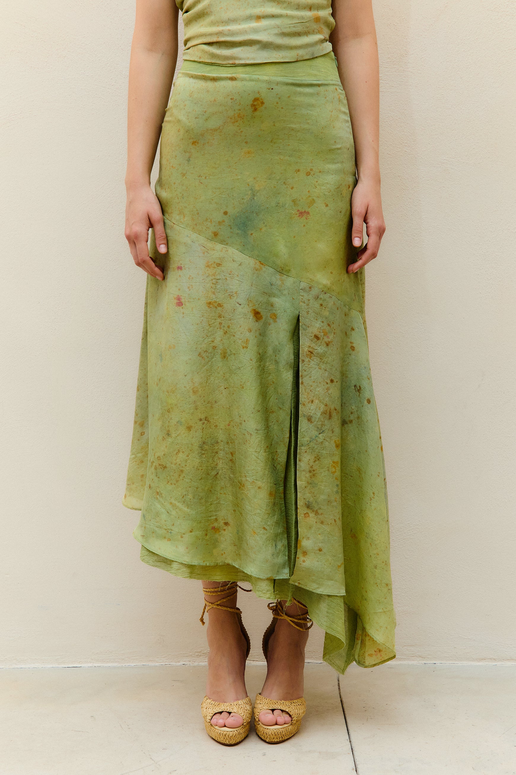 M O C_Green Buganvilla Skirt_3