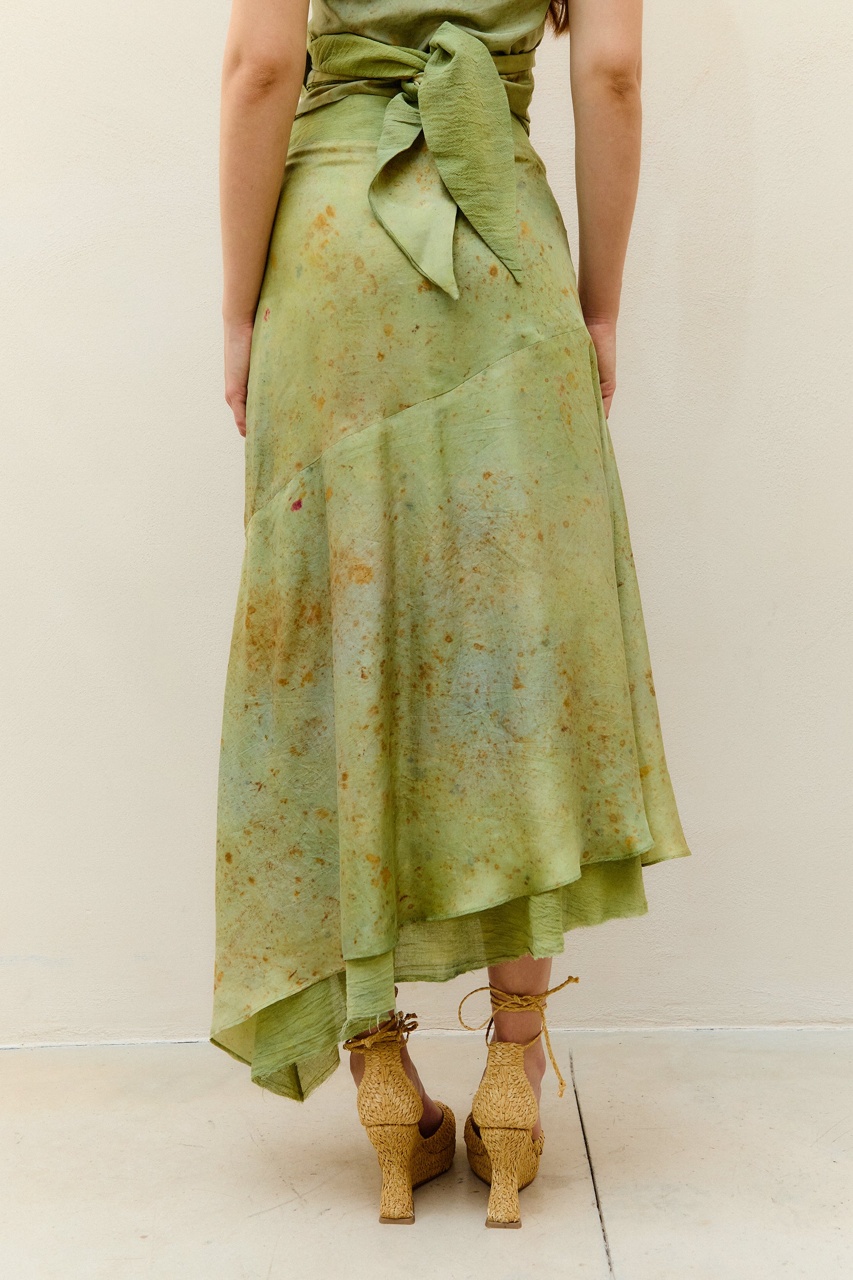 M O C_Green Buganvilla Skirt_5