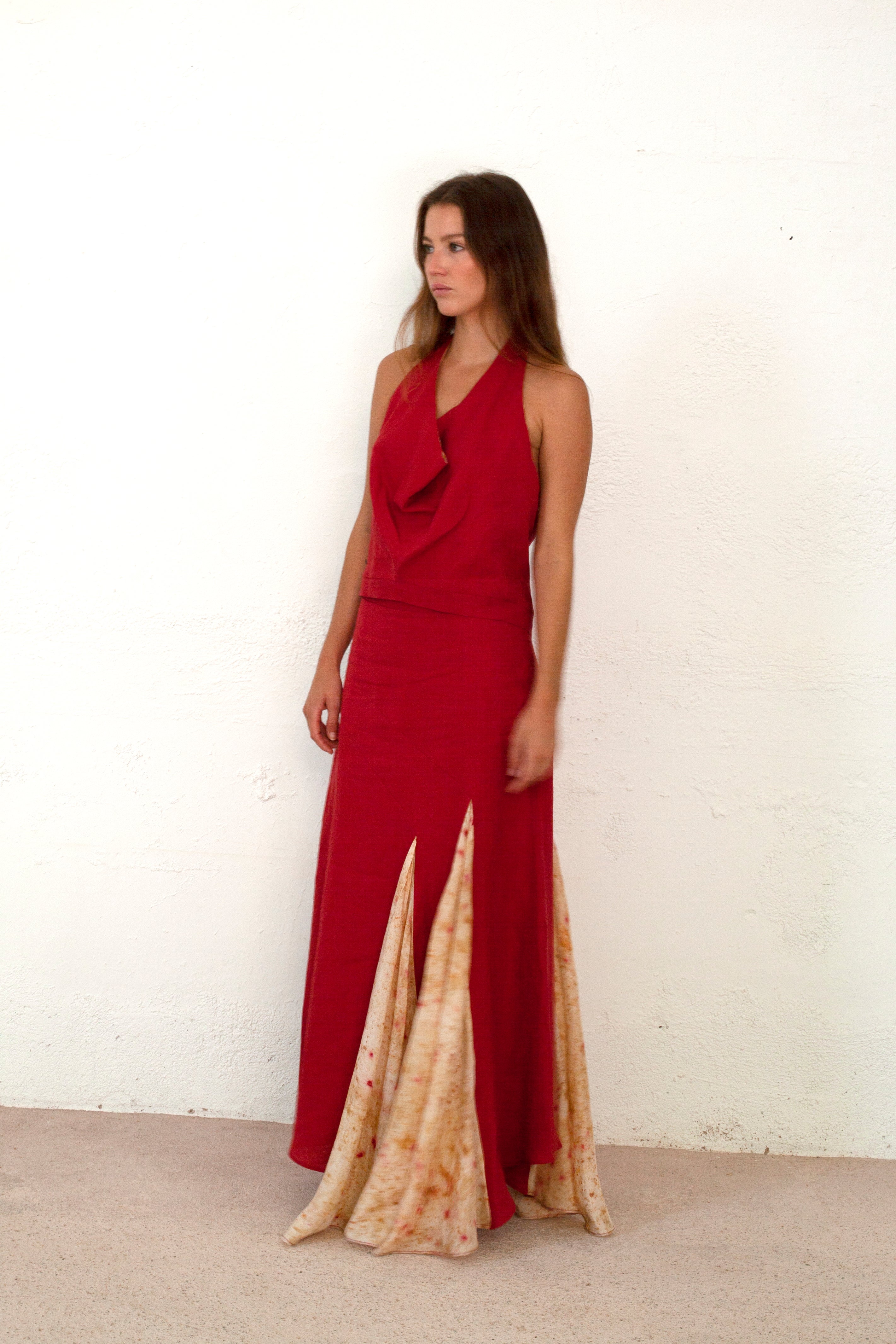 M O C_Red Duli Skirt_4