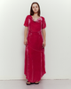 M O C_Pink Velvet Mimosa Dress